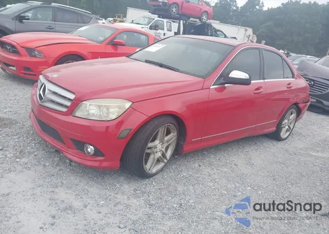 2009 Mercedes-Benz C 300 Luxury/Sport из США, поврежденный, VIN WDDGF54X59R042583